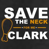 Save The Neck For Me Clark Golf Towel