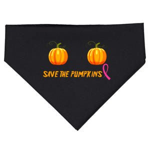 Save The Pumpkins Breast Cancer USA-Made Doggie Bandana