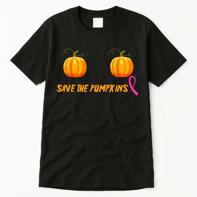 Save The Pumpkins Breast Cancer Tall T-Shirt