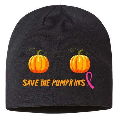 Save The Pumpkins Breast Cancer Sustainable Beanie