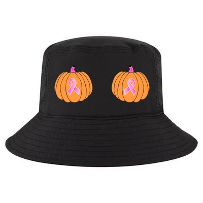 Save The Pumpkins Breast Cancer Ribbon Cool Comfort Performance Bucket Hat