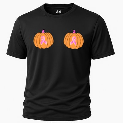 Save The Pumpkins Breast Cancer Ribbon Performance Shirt