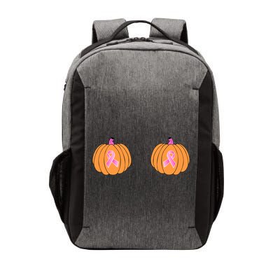 Save The Pumpkins Breast Cancer Ribbon Vector Backpack