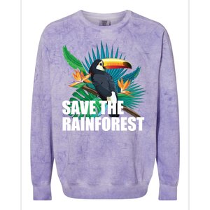 Save the Rainforest -  Protect the Wildlife Colorblast Crewneck Sweatshirt