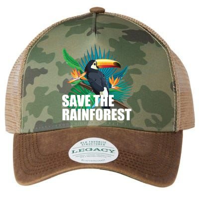 Save the Rainforest -  Protect the Wildlife Legacy Tie Dye Trucker Hat