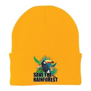 Save the Rainforest -  Protect the Wildlife Knit Cap Winter Beanie