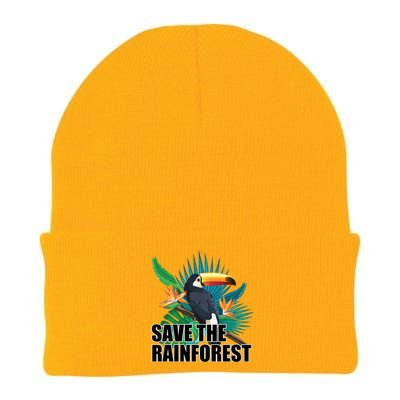 Save the Rainforest -  Protect the Wildlife Knit Cap Winter Beanie