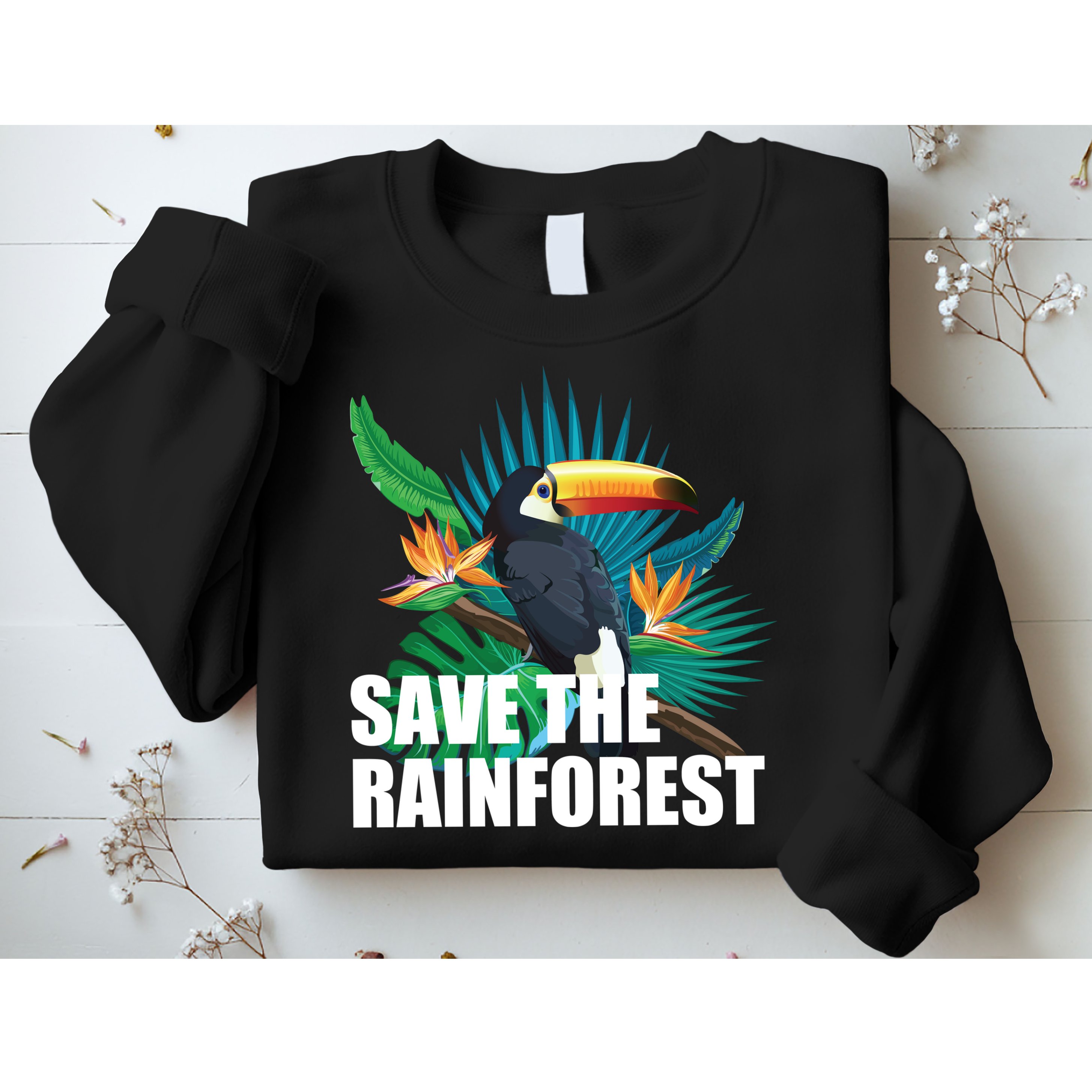Save the Rainforest -  Protect the Wildlife Sweatshirt