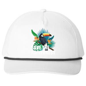 Save the Rainforest -  Protect the Wildlife Snapback Five-Panel Rope Hat