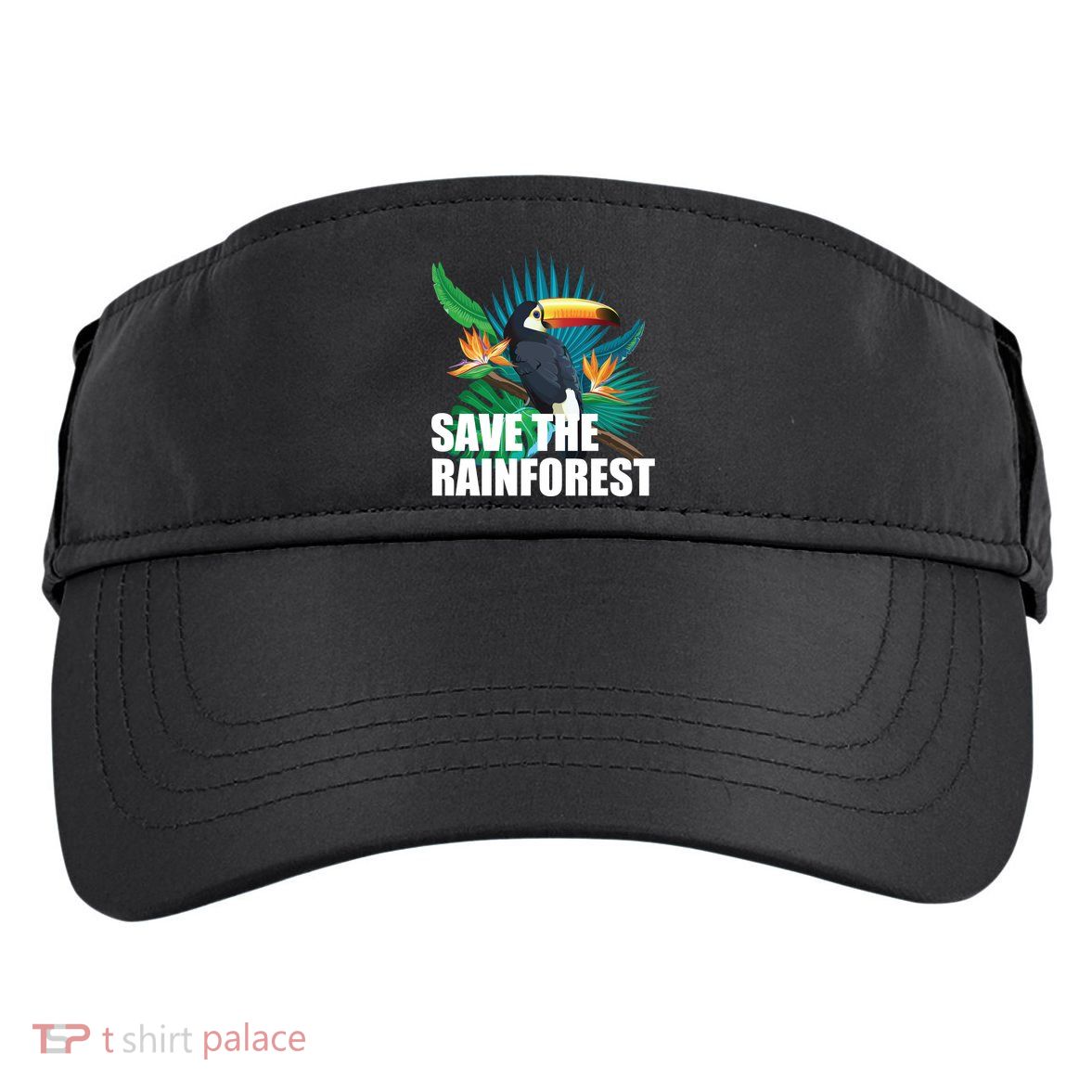 Save the Rainforest -  Protect the Wildlife Adult Drive Performance Visor