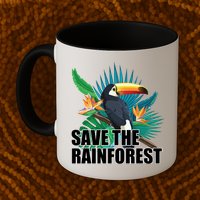 Save the Rainforest -  Protect the Wildlife Mug