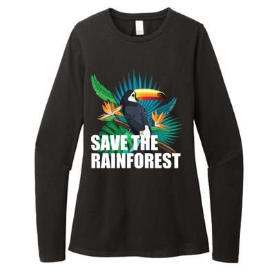 Save the Rainforest -  Protect the Wildlife Womens CVC Long Sleeve Shirt