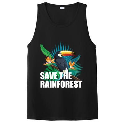 Save the Rainforest -  Protect the Wildlife PosiCharge Competitor Tank