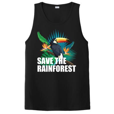 Save the Rainforest -  Protect the Wildlife PosiCharge Competitor Tank