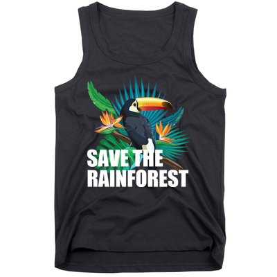 Save the Rainforest -  Protect the Wildlife Tank Top