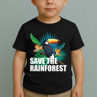 Save the Rainforest -  Protect the Wildlife Toddler T-Shirt