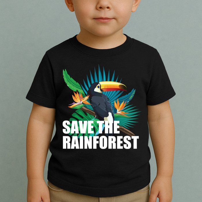 Save the Rainforest -  Protect the Wildlife Toddler T-Shirt