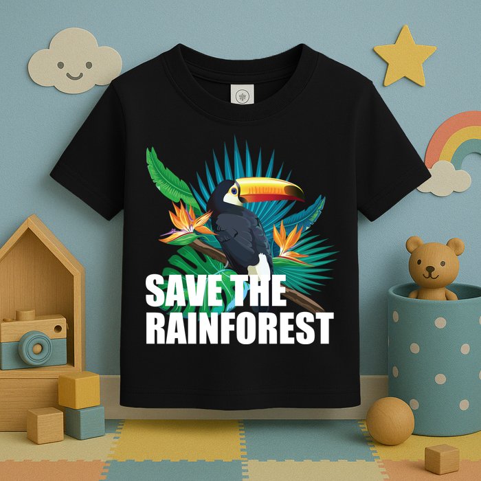 Save the Rainforest -  Protect the Wildlife Toddler T-Shirt