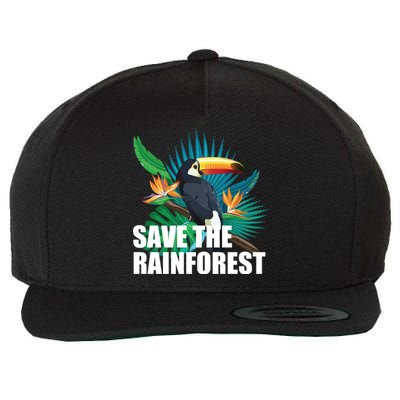 Save the Rainforest -  Protect the Wildlife Wool Snapback Cap