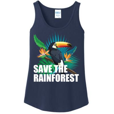 Save the Rainforest -  Protect the Wildlife Ladies Essential Tank