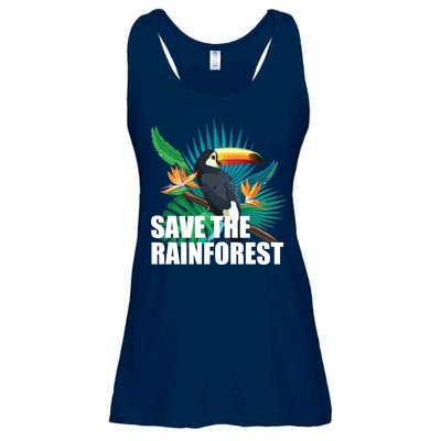 Save the Rainforest -  Protect the Wildlife Ladies Essential Flowy Tank