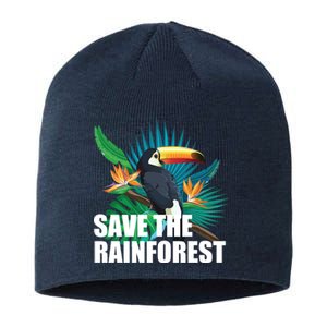 Save the Rainforest -  Protect the Wildlife Sustainable Beanie