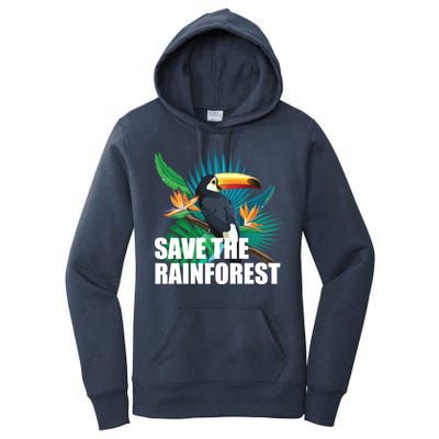 Save the Rainforest -  Protect the Wildlife Women's Pullover Hoodie