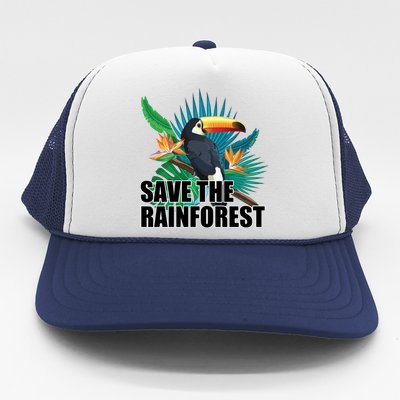 Save the Rainforest -  Protect the Wildlife Trucker Hat