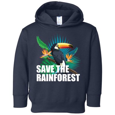 Save the Rainforest -  Protect the Wildlife Toddler Hoodie