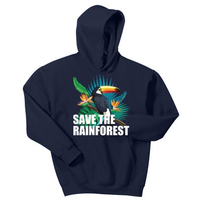 Save the Rainforest -  Protect the Wildlife Kids Hoodie