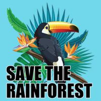 Save the Rainforest -  Protect the Wildlife Women's V-Neck T-Shirt