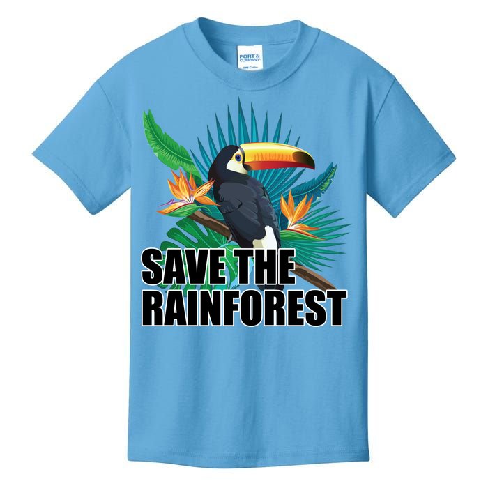 Save the Rainforest -  Protect the Wildlife Kids T-Shirt