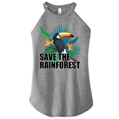 Save the Rainforest -  Protect the Wildlife Women's Perfect Tri Rocker Tank