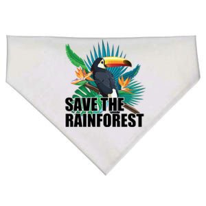 Save the Rainforest -  Protect the Wildlife USA-Made Doggie Bandana