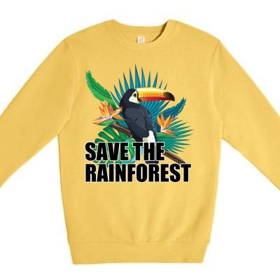 Save The Rainforest Premium Crewneck Sweatshirt