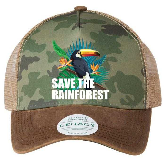 Save The Rainforest Legacy Tie Dye Trucker Hat