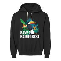 Save The Rainforest Garment-Dyed Fleece Hoodie
