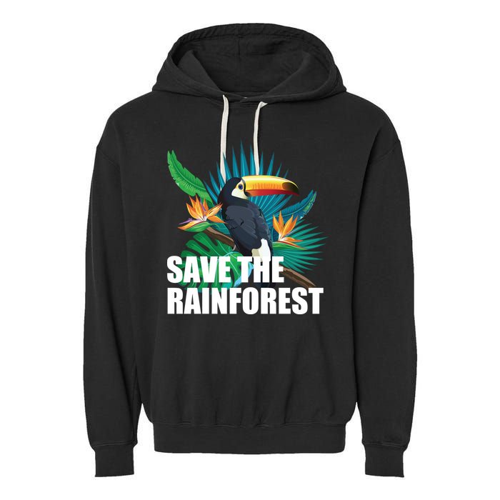 Save The Rainforest Garment-Dyed Fleece Hoodie