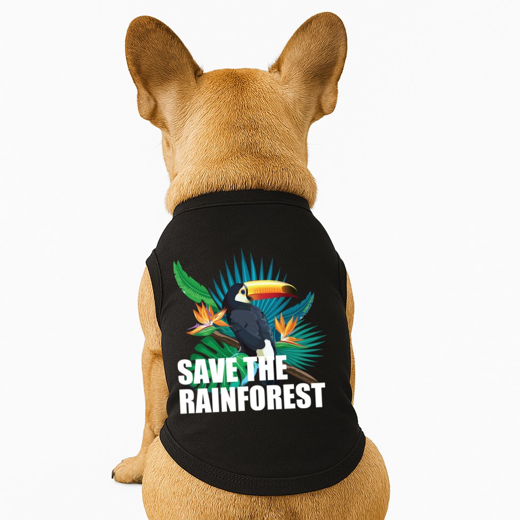 Save The Rainforest Doggie Tank