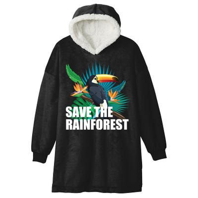 Save The Rainforest Hooded Wearable Blanket
