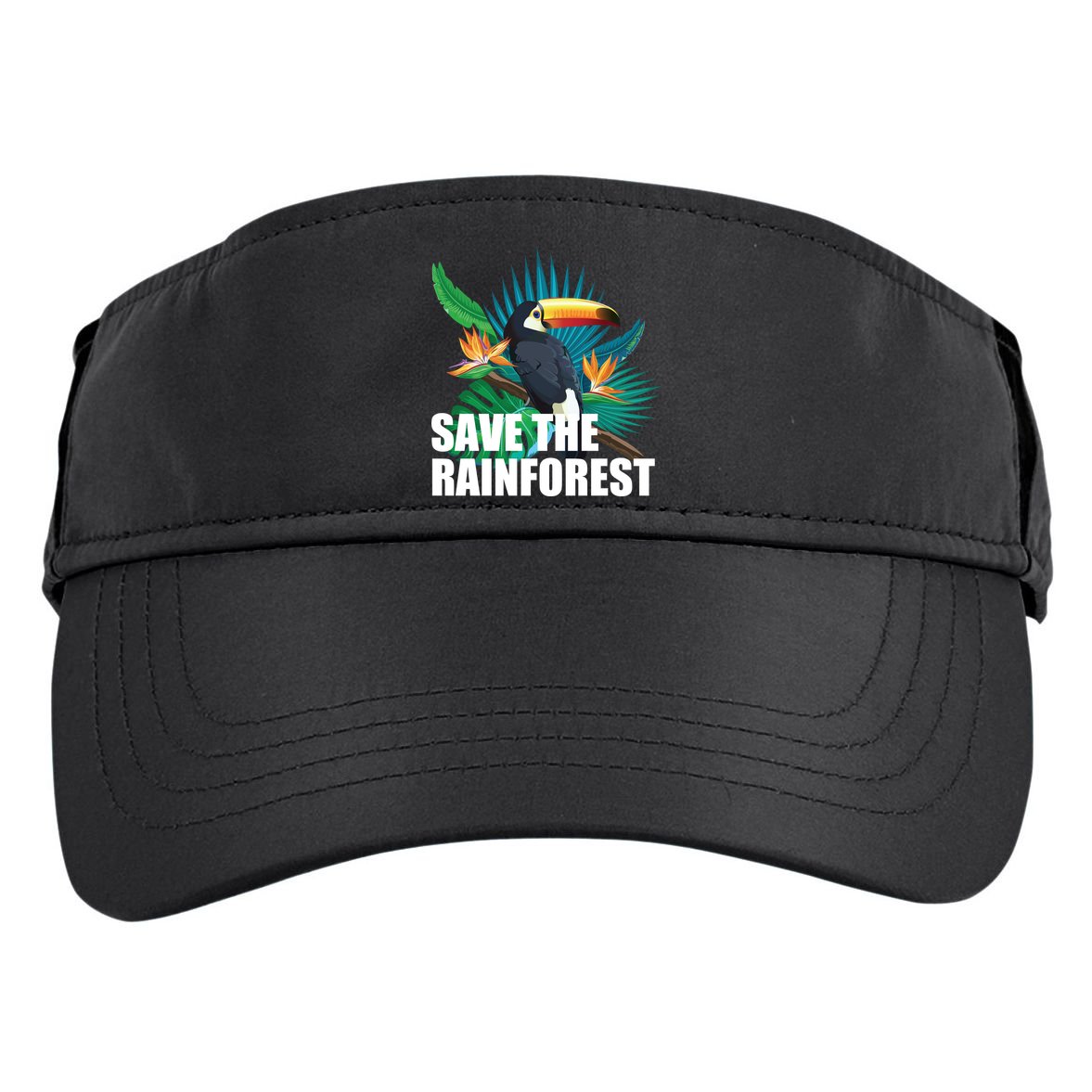 Save The Rainforest Adult Drive Performance Visor
