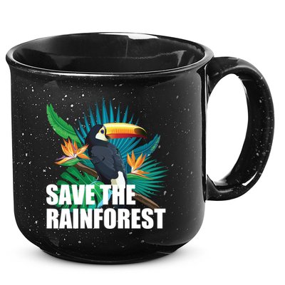 Save The Rainforest 15oz Campfire Ceramic Mug