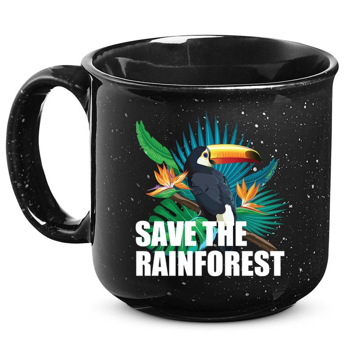 Save The Rainforest 15oz Campfire Ceramic Mug