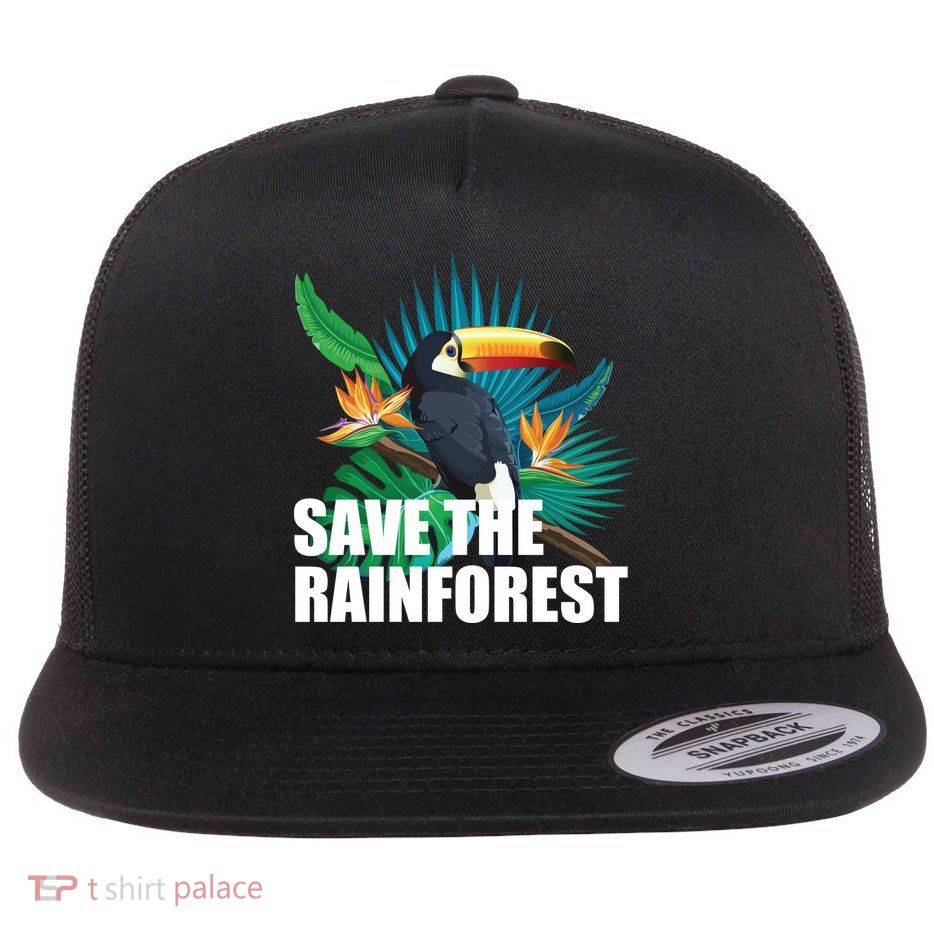 Save The Rainforest Flatbill Hat