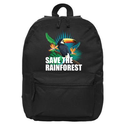 Save The Rainforest 16 in Basic Backpack