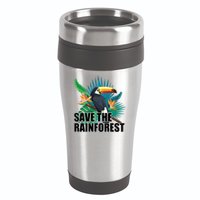 Save The Rainforest 16oz Travel Tumbler