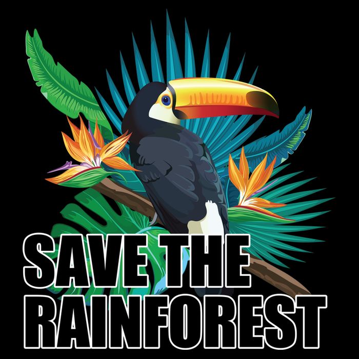 Save The Rainforest 16oz Travel Tumbler