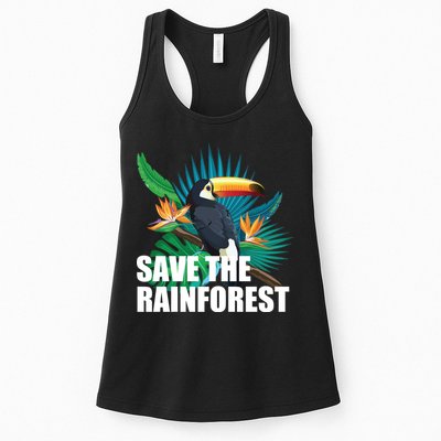 Save The Rainforest Womens Tank Top