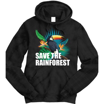 Save The Rainforest Tie Dye Hoodie