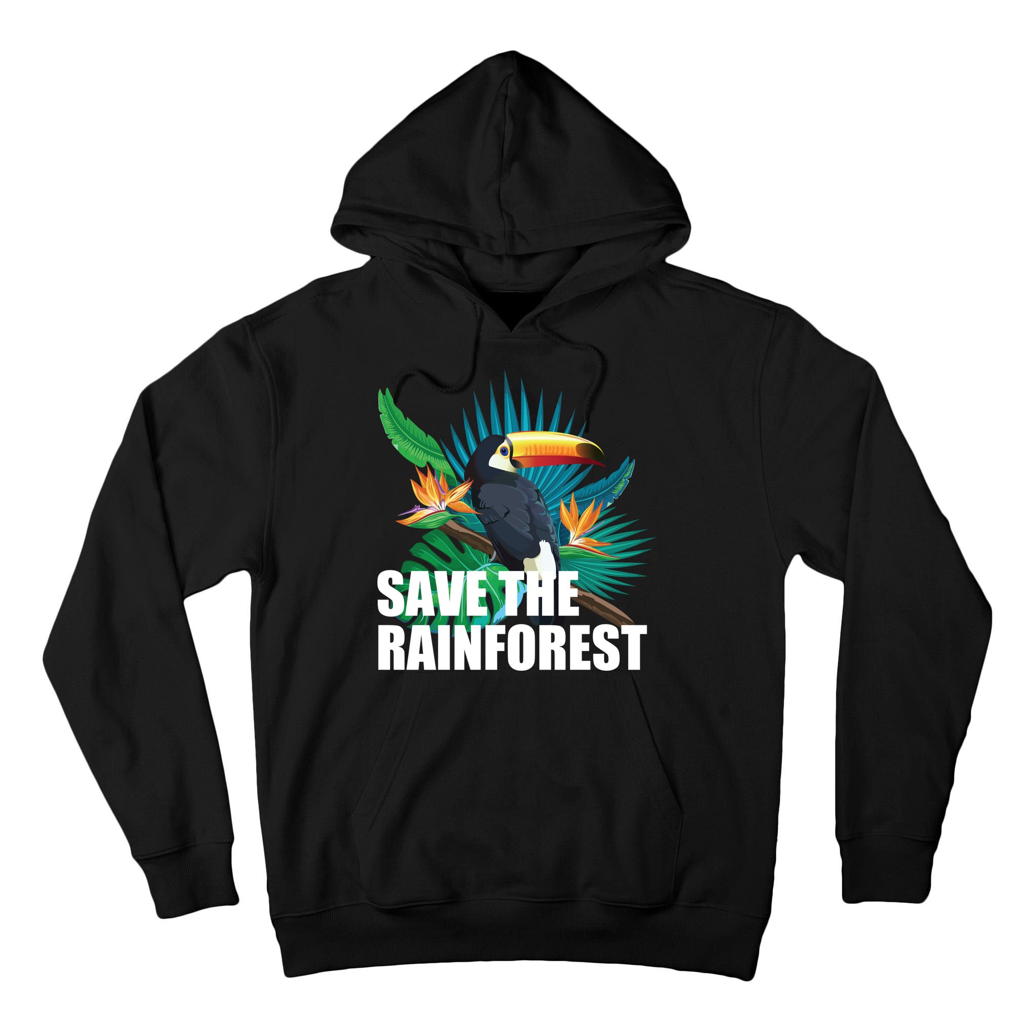 Save The Rainforest Tall Hoodie